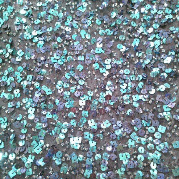 Scala Blue Sequin Mini Dress - Picture 4 of 10